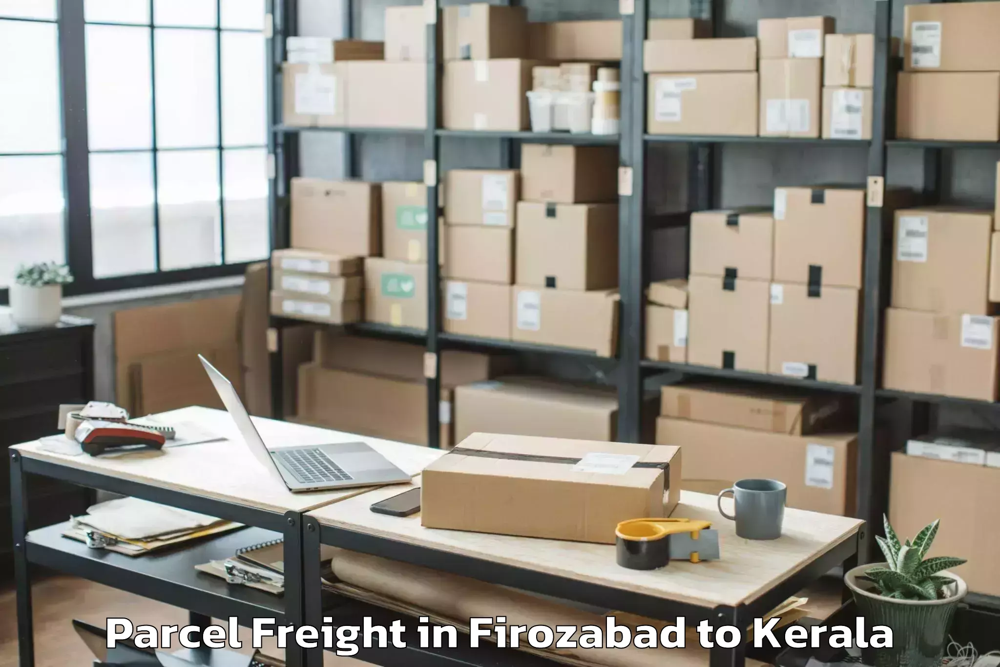 Top Firozabad to Poojapura Parcel Freight Available